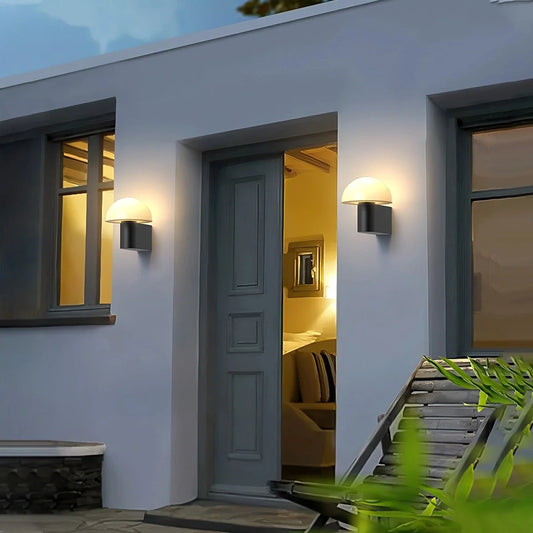 Outdoor Waterproof Mushroom Decorative Wall Lamp