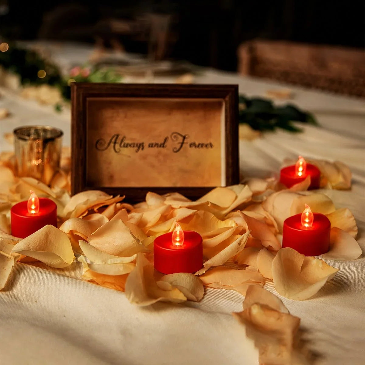 Red LED Flameless Candle Tealights 100 Pack × 18 Flameless Candle – detail 3