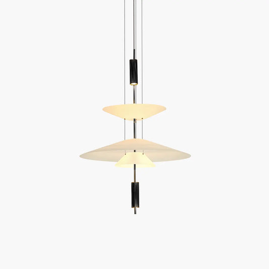 Layered Disc Iron Pendant Light for Dining Room