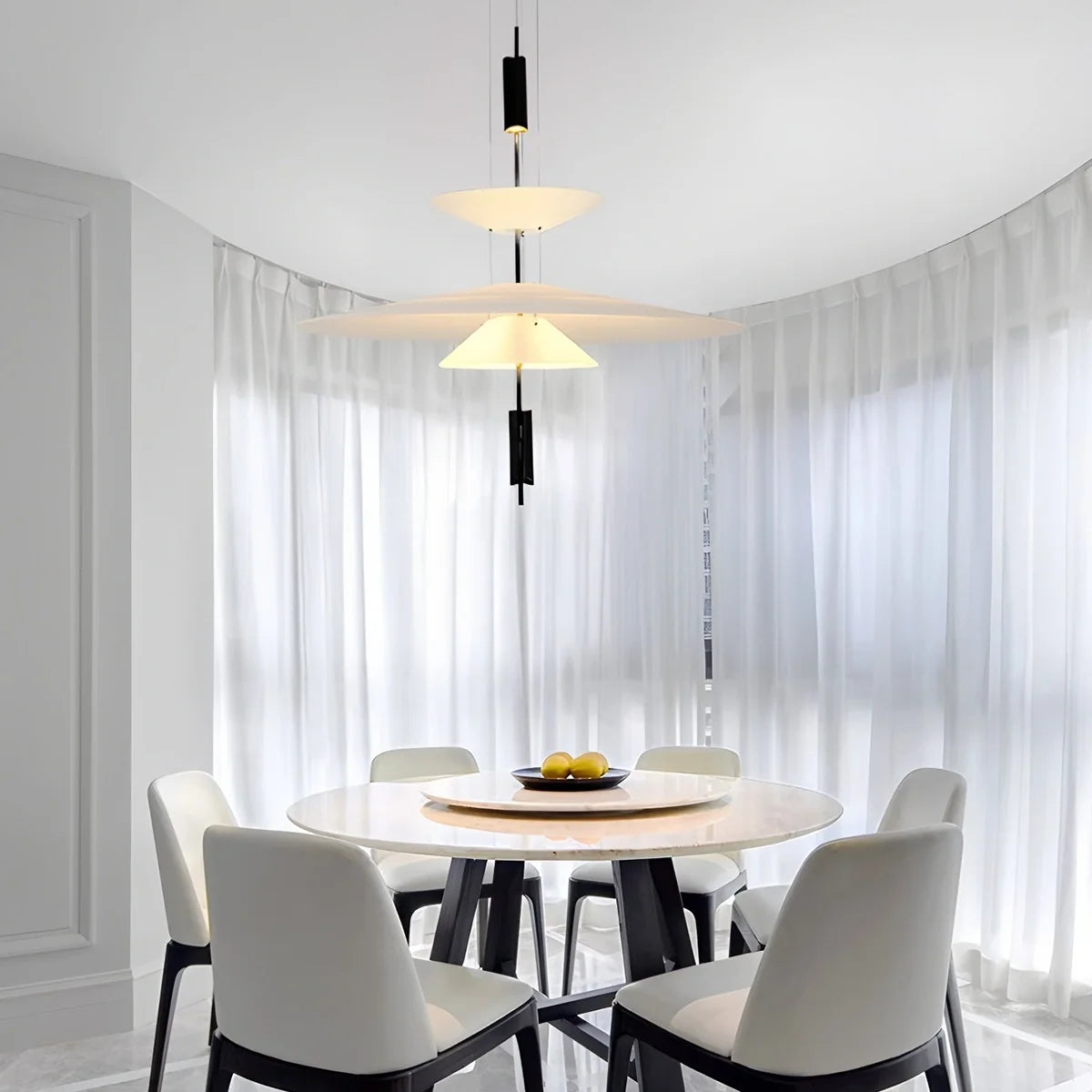 Layered Disc Iron Pendant Light for Dining Room – Iron detail 8