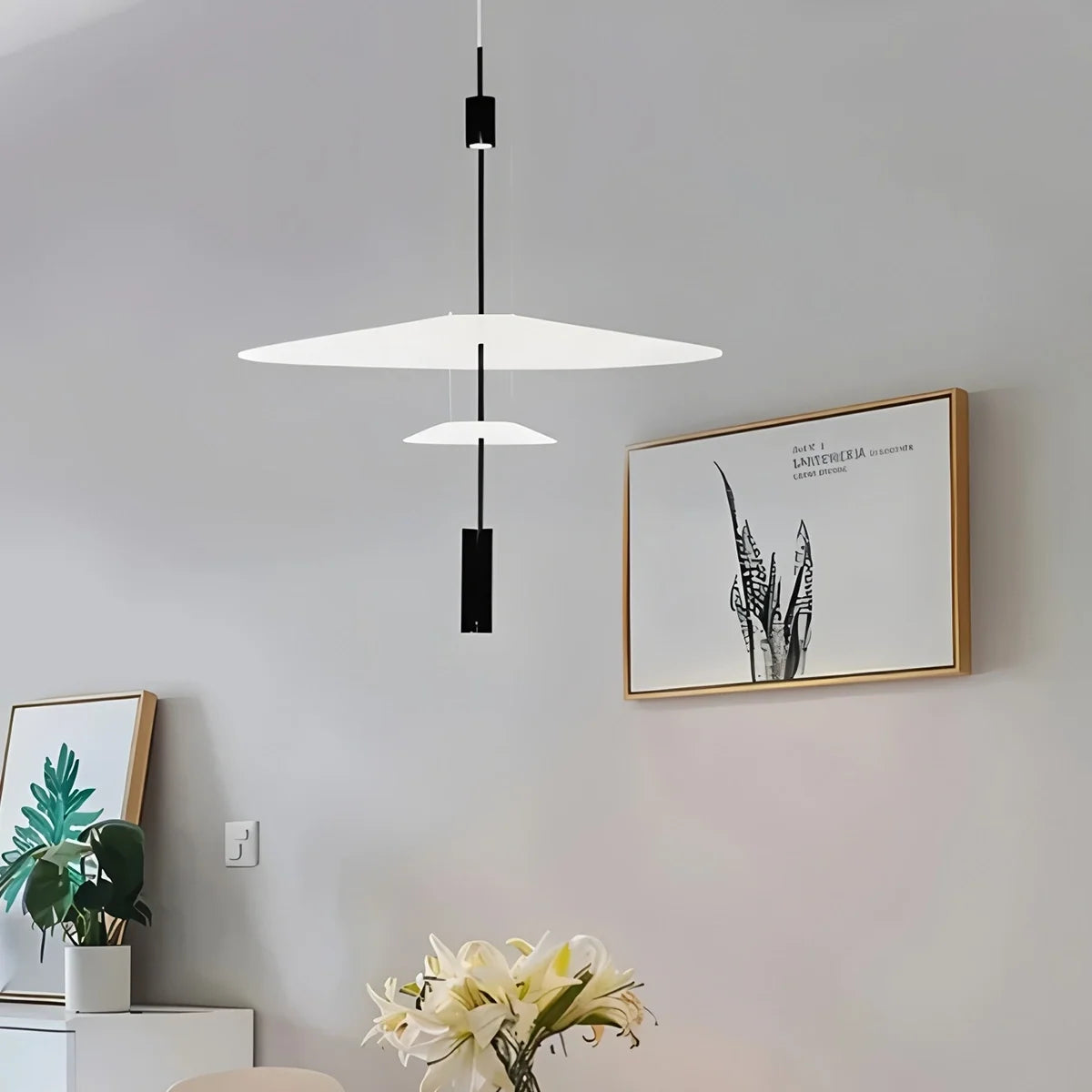 Layered Disc Iron Pendant Light for Dining Room – Iron detail 15