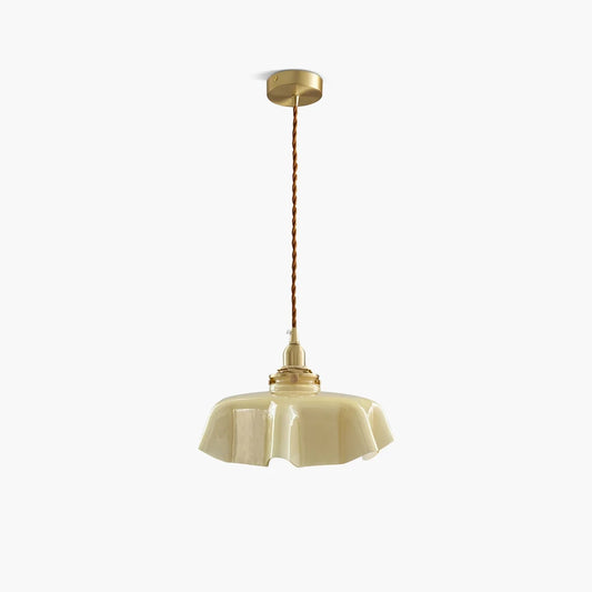 Retro Coloured Glass Pendant Light for Kitchen