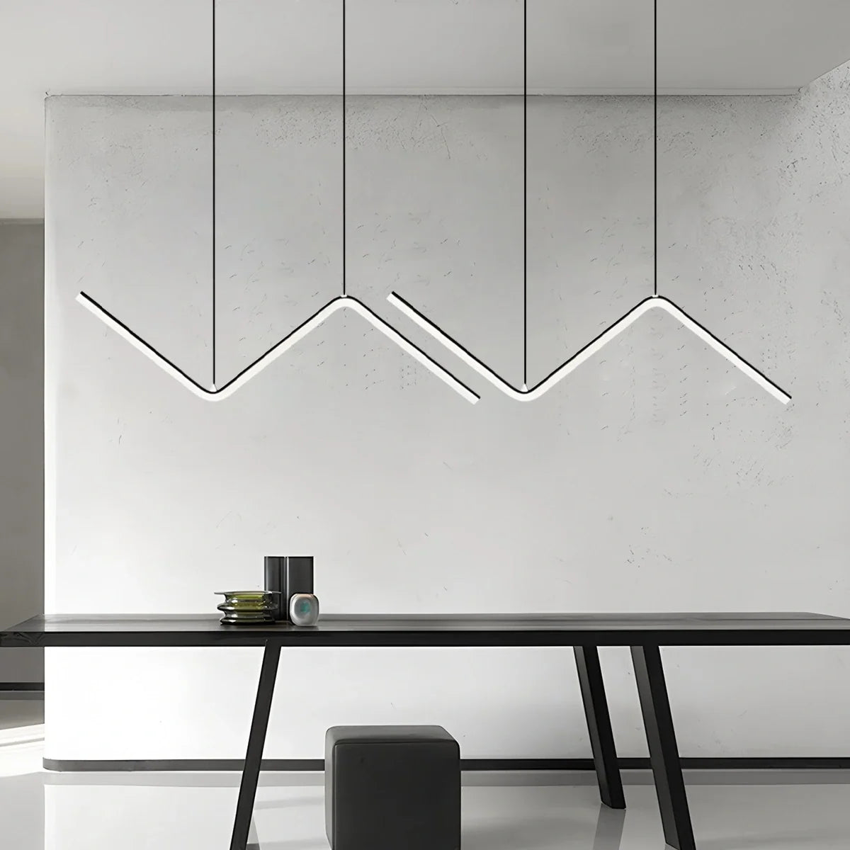 Serena Z-Shaped Pendant Light for Dining Room – detail 8