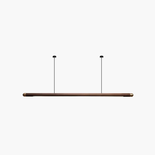 Svelte Wood Linear Pendant Light for Kitchen