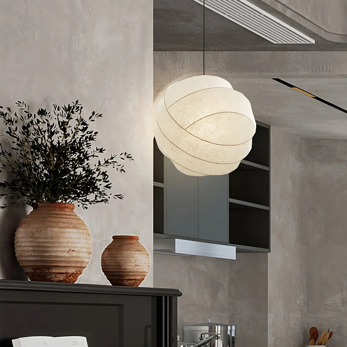 Turner Modern Spherical Pendant Light for Dining Room – detail 7