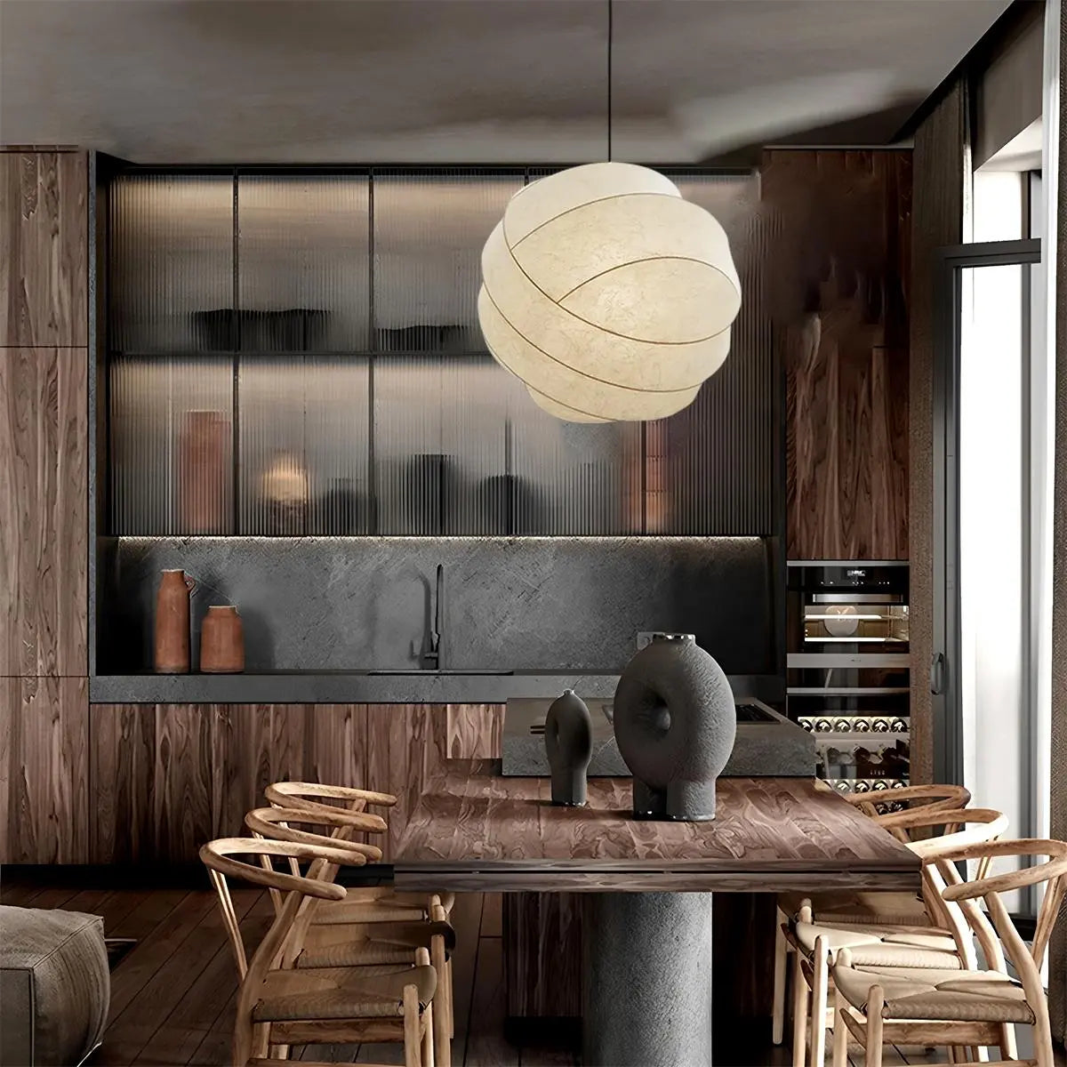 Turner Modern Spherical Pendant Light for Dining Room – detail 10