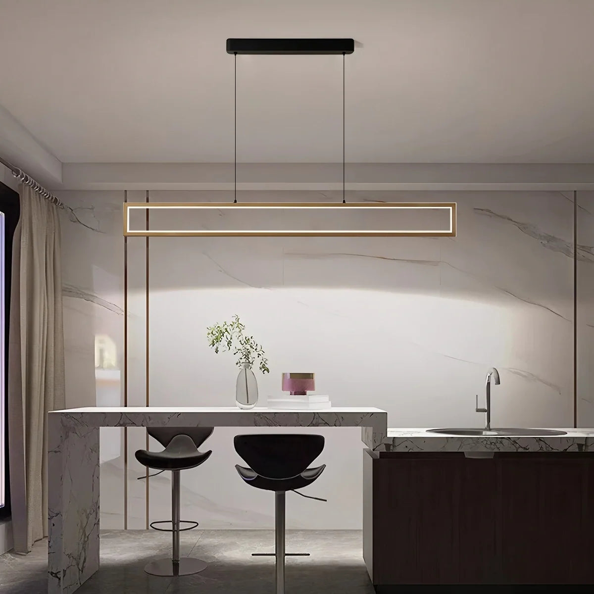 Vincent Matte Black Pendant Light for Dining Area – detail 14