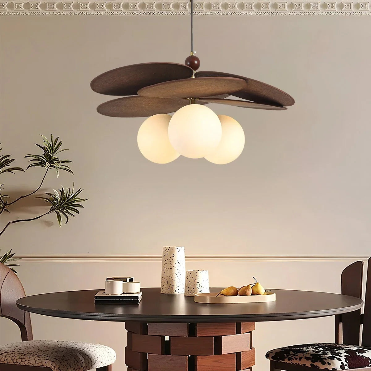 Wabi Sabi Vine Weaving Chandelier for Dining Room – detail 5