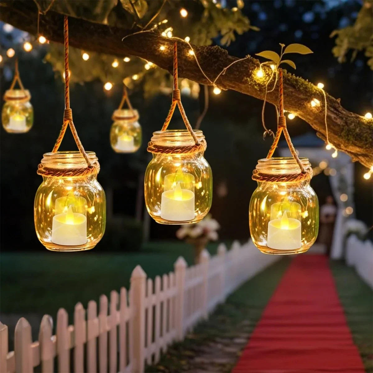 White Realistic Flameless LED Tea Lights 100 Pack × 18 – detail 4