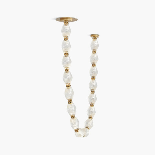 Zypheria Art Deco Czech Glass Beaded Chandelier