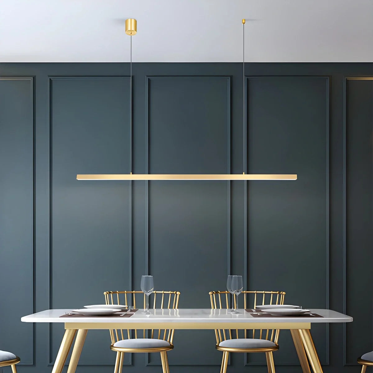 All Copper Minimalist Chandelier for Dining & Living Rooms – Copper detail 27