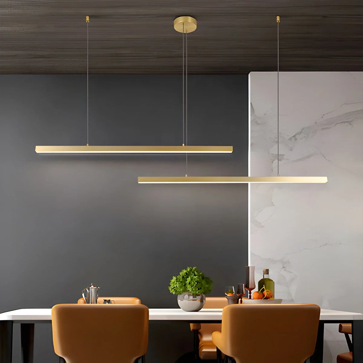 All Copper Minimalist Chandelier for Dining & Living Rooms – Copper detail 34