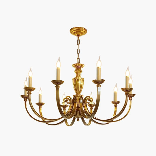 American Vintage Candle Copper Chandelier