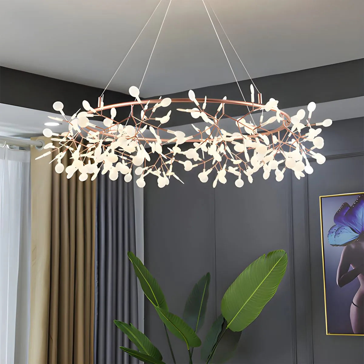 Branch Firefly Chandelier for Living Room – detail 10