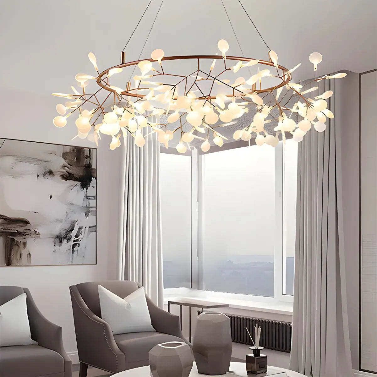 Branch Firefly Chandelier for Living Room – detail 6