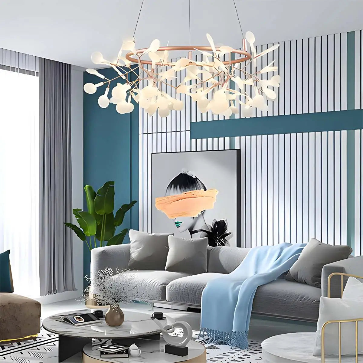Branch Firefly Chandelier for Living Room – detail 2