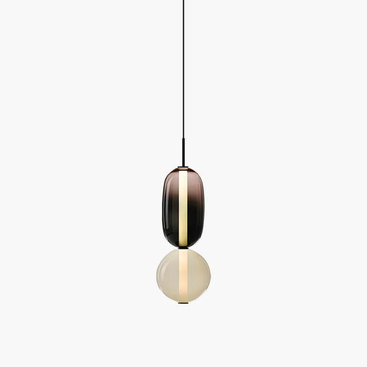 Candied Glass Pendant Light for Bedroom