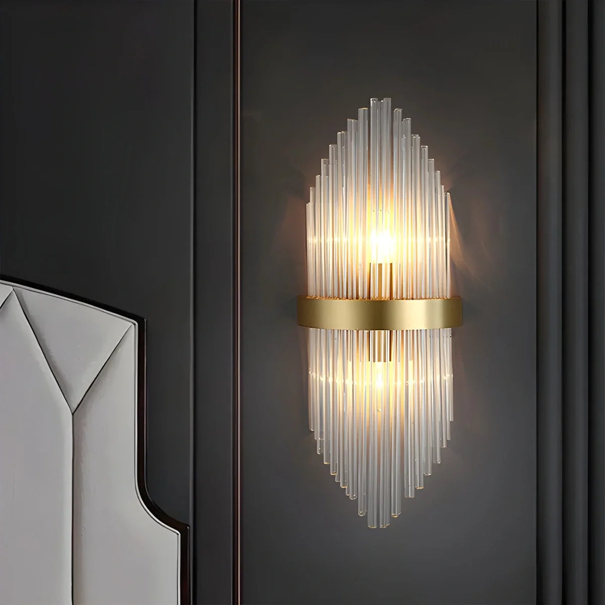Crystal Glass Wall Sconce – Crystal detail 28