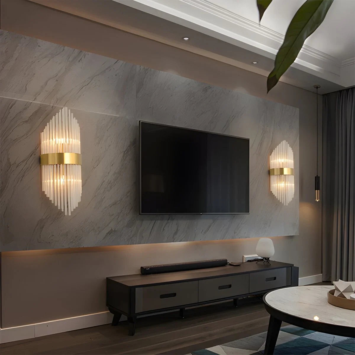 Crystal Glass Wall Sconce – Crystal detail 30