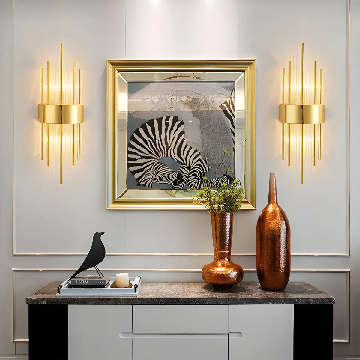 Crystal Glass Wall Sconce – Crystal detail 2