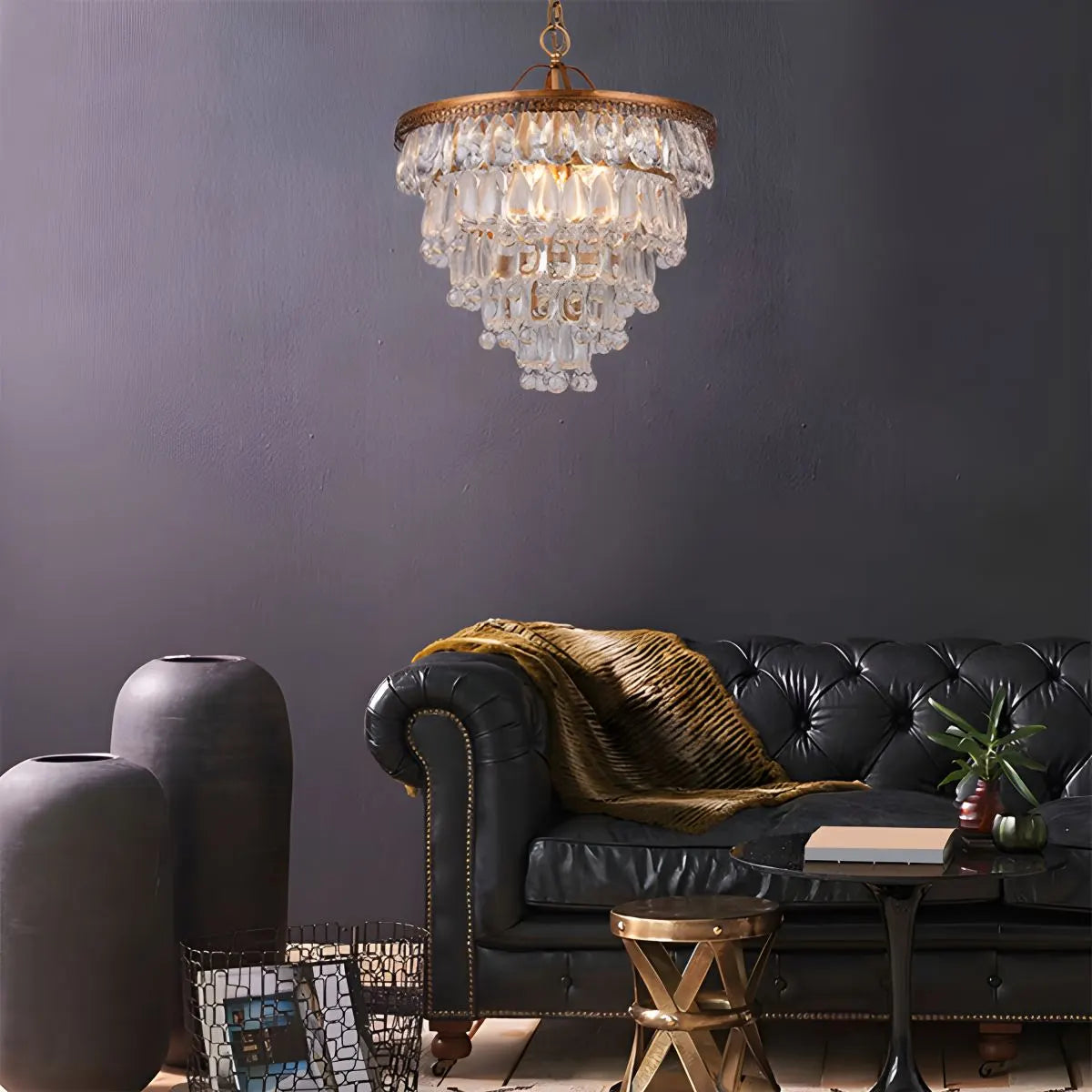 Droplet Crystal Chandelier for Dining Room – Crystal detail 14