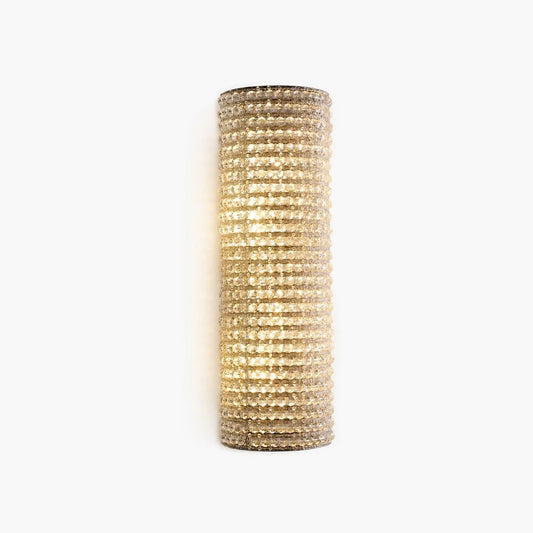 Halo Clear Crystal Beads Wall Sconce