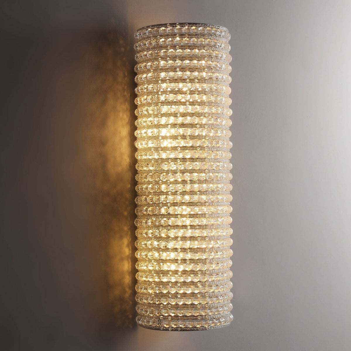 Halo Clear Crystal Beads Wall Sconce – Crystal detail 4