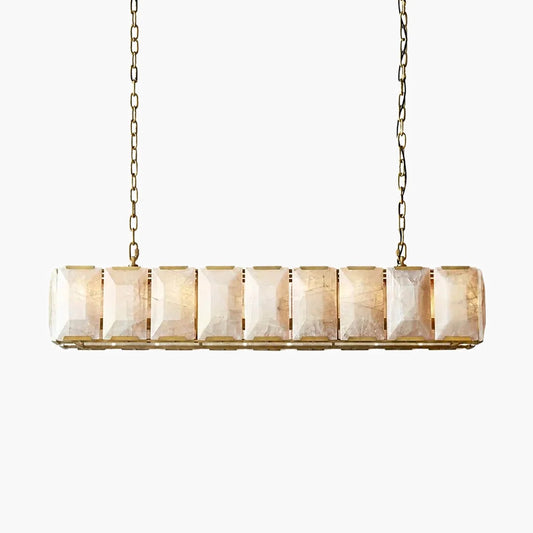 Harlow Calcite Rectangular Chandelier