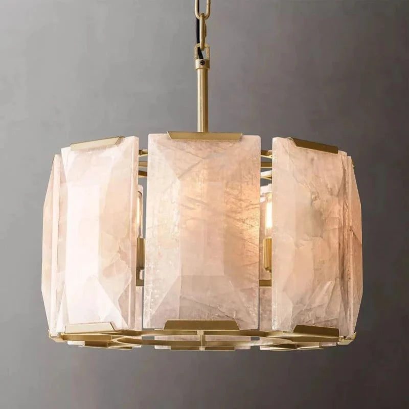Harlow Calcite Round Chandelier – detail 4
