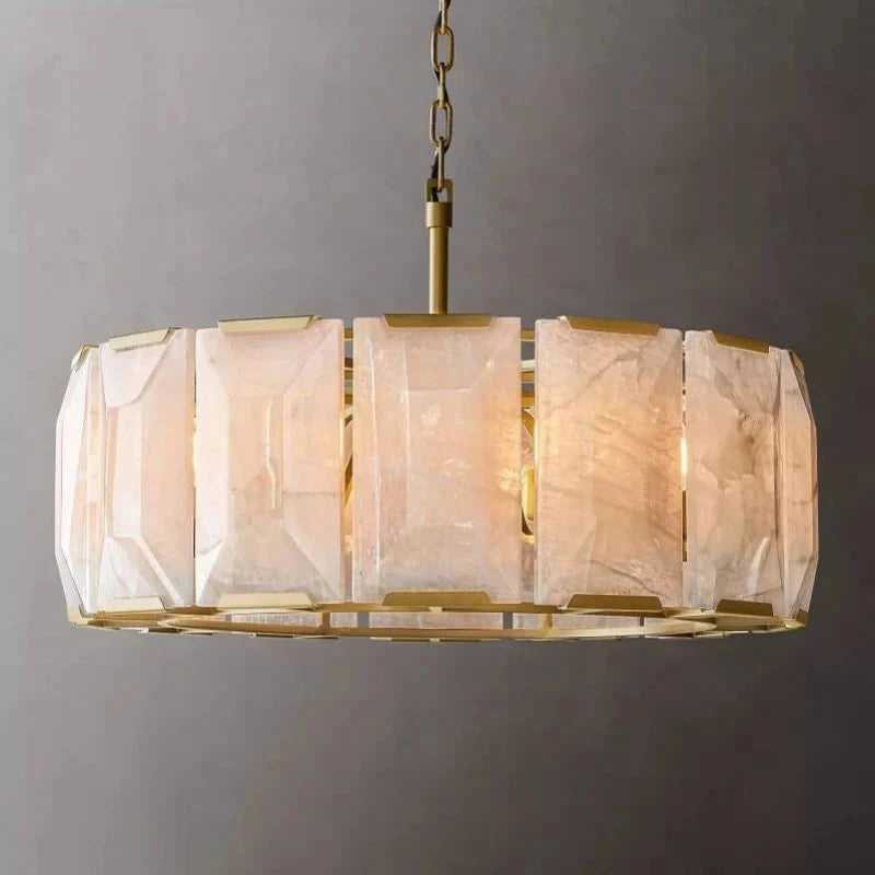Harlow Calcite Round Chandelier – detail 5