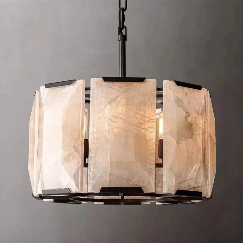 Harlow Calcite Round Chandelier – detail 8