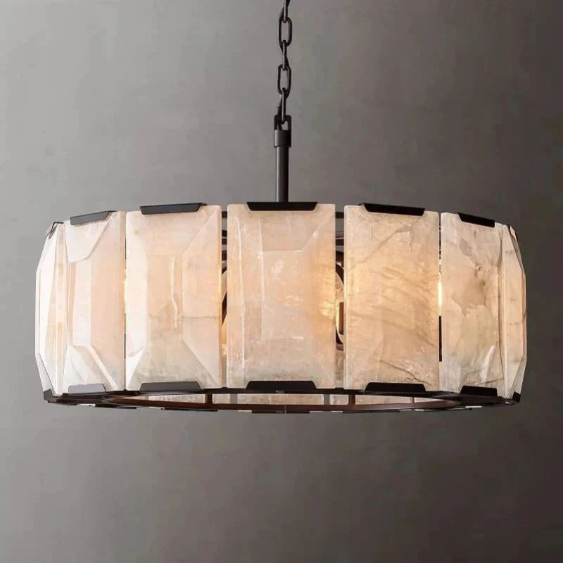 Harlow Calcite Round Chandelier – detail 9