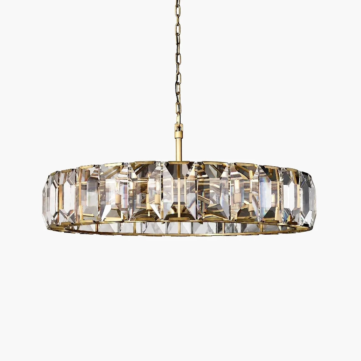 Harlow Multicurve Crystal Round Chandelier