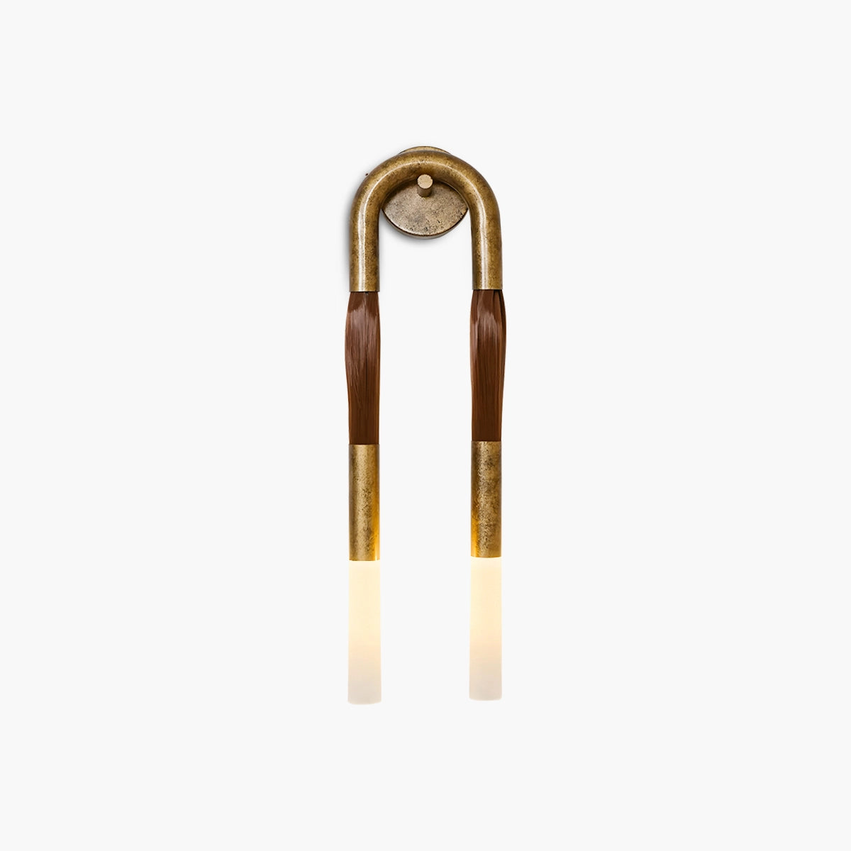Horsehair U-Shaped Wall Lamp