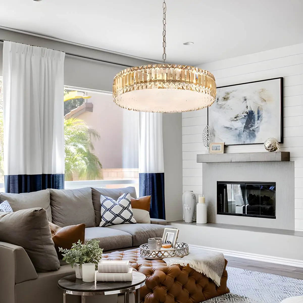 K9 Crystal Pendant Light for Dining Room – Crystal detail 8
