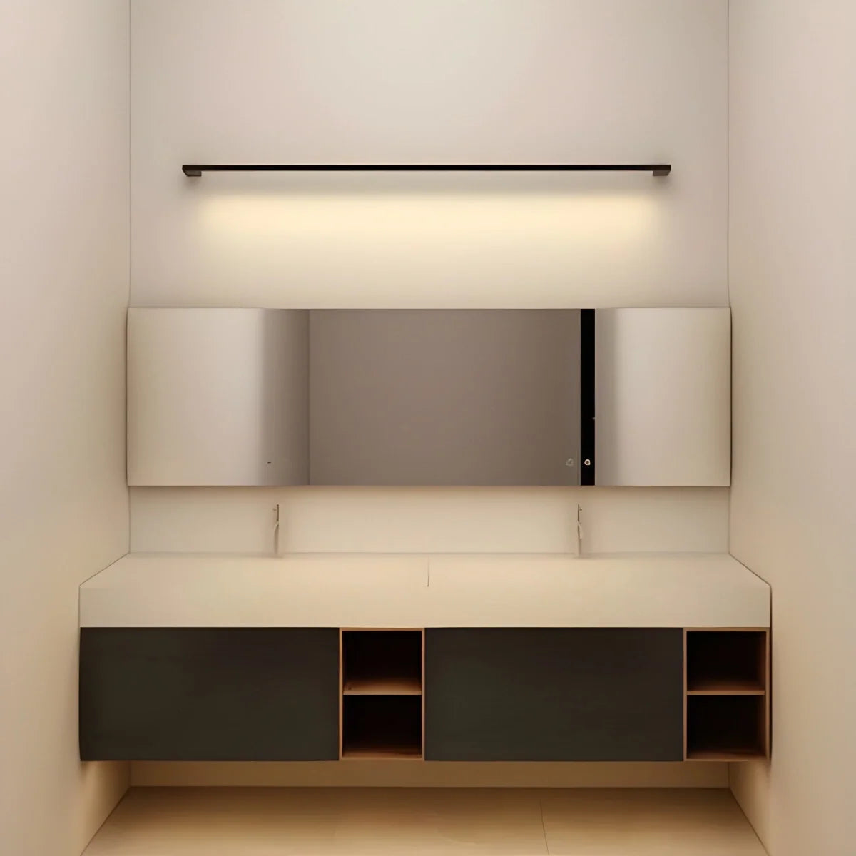Long Linear Stairwell Wall Sconce – detail 2