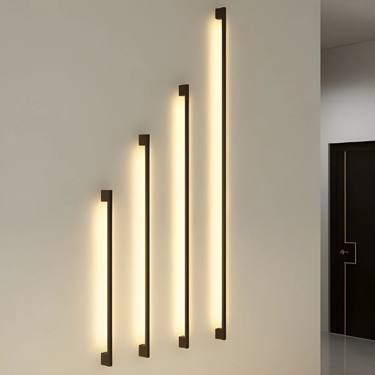 Long Linear Stairwell Wall Sconce – detail 3