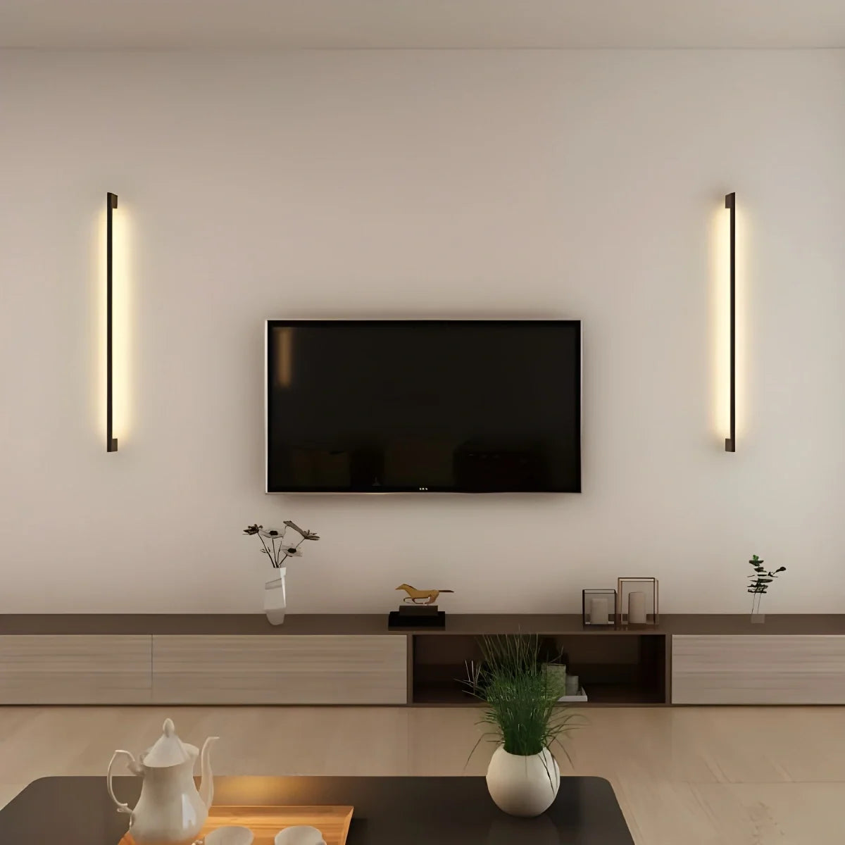 Long Linear Stairwell Wall Sconce – detail 6