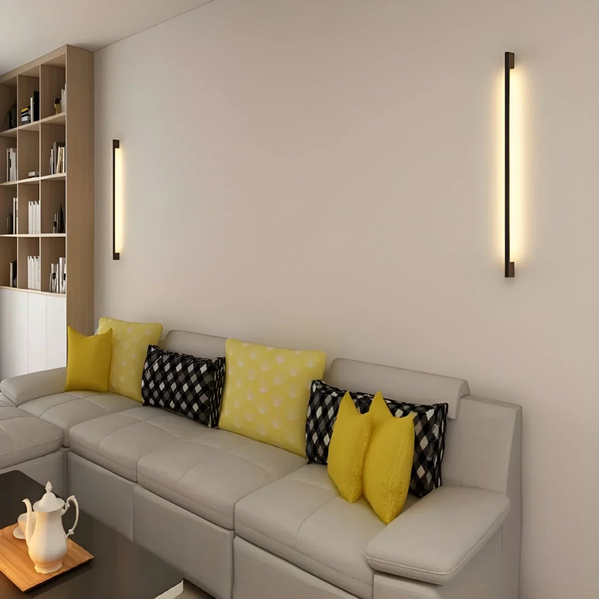 Long Linear Stairwell Wall Sconce – detail 7