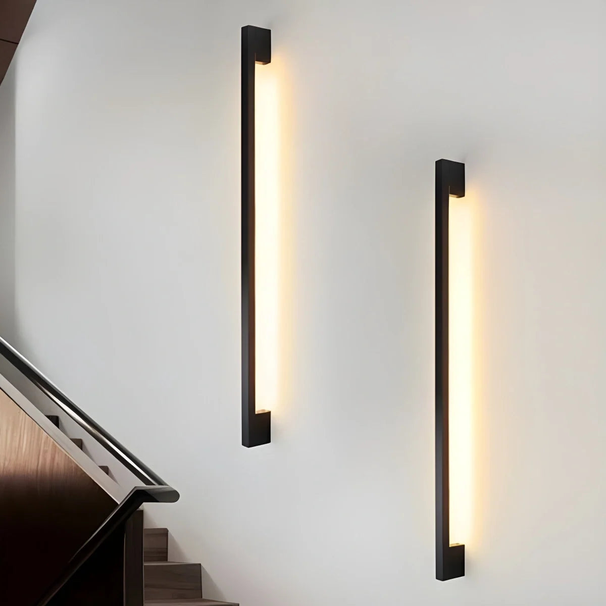 Long Linear Stairwell Wall Sconce – detail 11