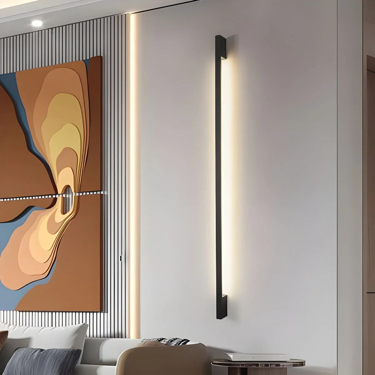 Long Linear Stairwell Wall Sconce – detail 10