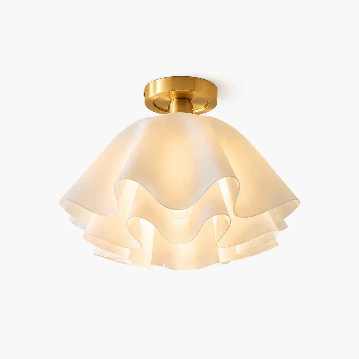Modern Acrylic Flower Shape Ceiling Light – Acrylic detail 2