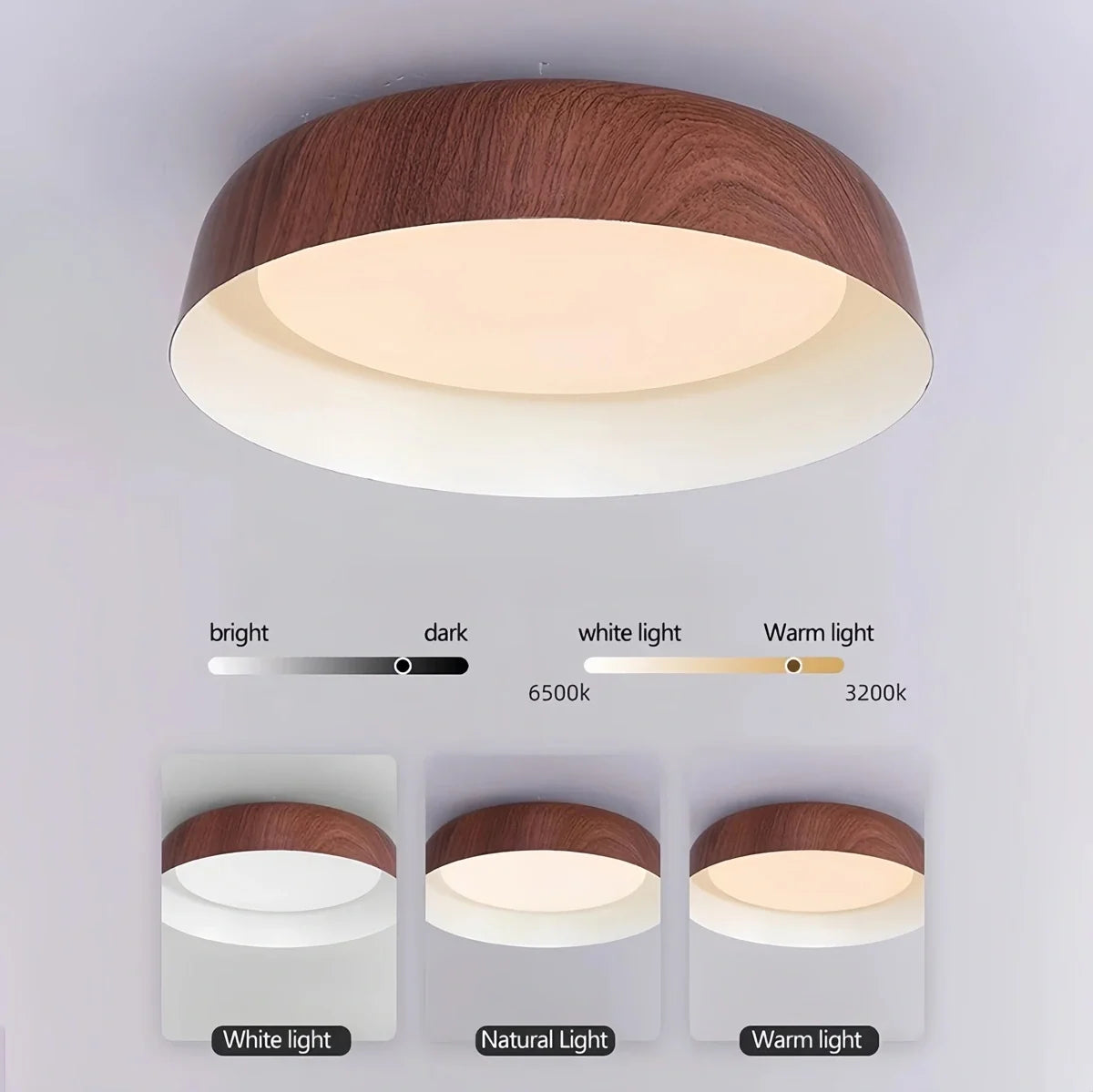 Nordic LED Alloy Ceiling Light for Bedroom – detail 11