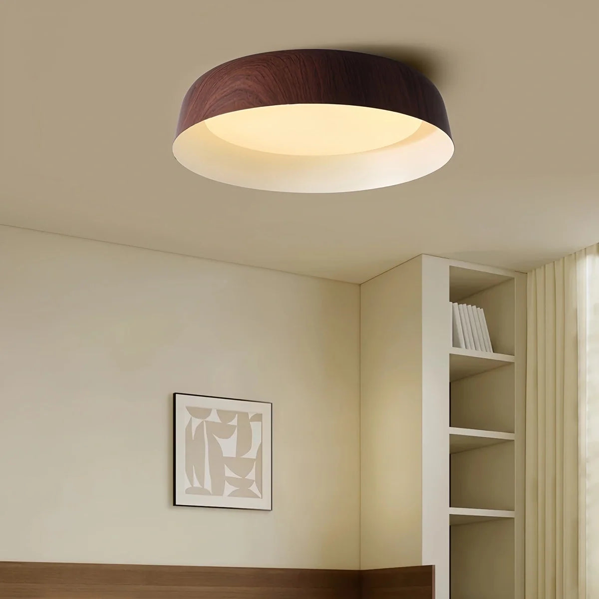 Nordic LED Alloy Ceiling Light for Bedroom – detail 12