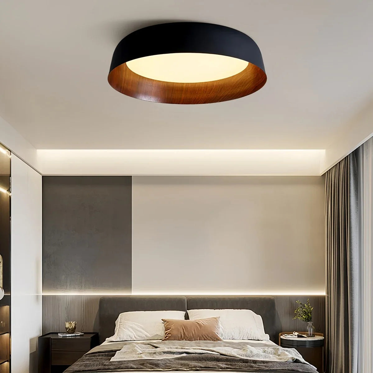 Nordic LED Alloy Ceiling Light for Bedroom – detail 18