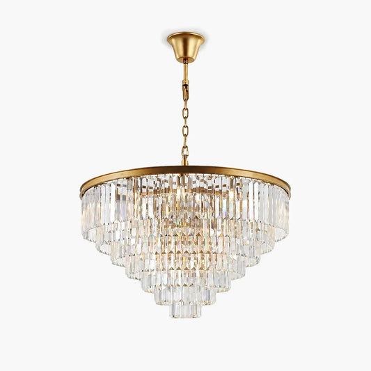 Odeon Crystal Multi-Layer Round Chandelier