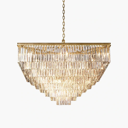 Odeon Square Crystal Chandelier