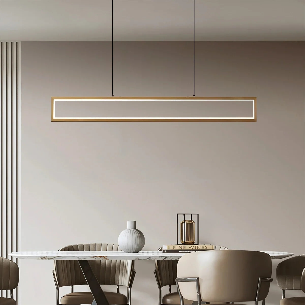 Vincent Matte Black Pendant Light for Dining Area – detail 10