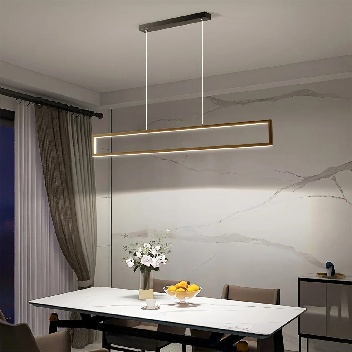 Vincent Matte Black Pendant Light for Dining Area – detail 11