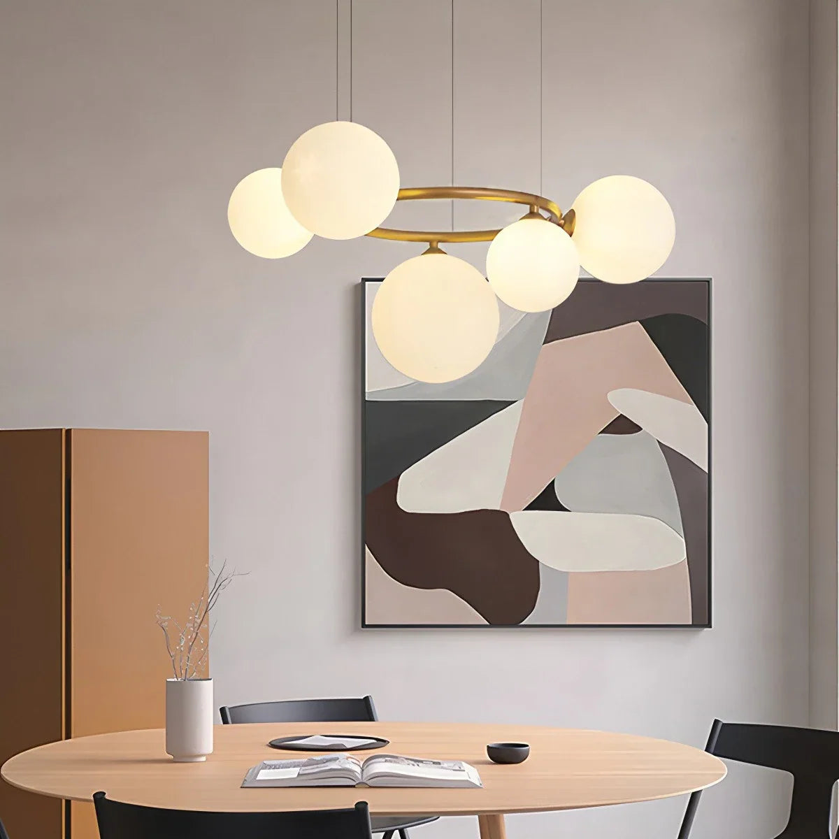 Luxurious Single-Tone Glass Spheres Chandelier – Glass detail 34
